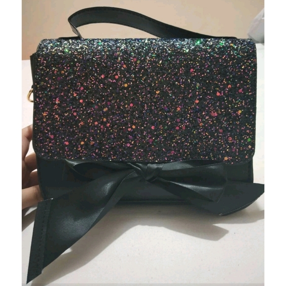 HP - Bow Tie Glittering Sparkle Mini Purse Bag - Picture 7 of 8